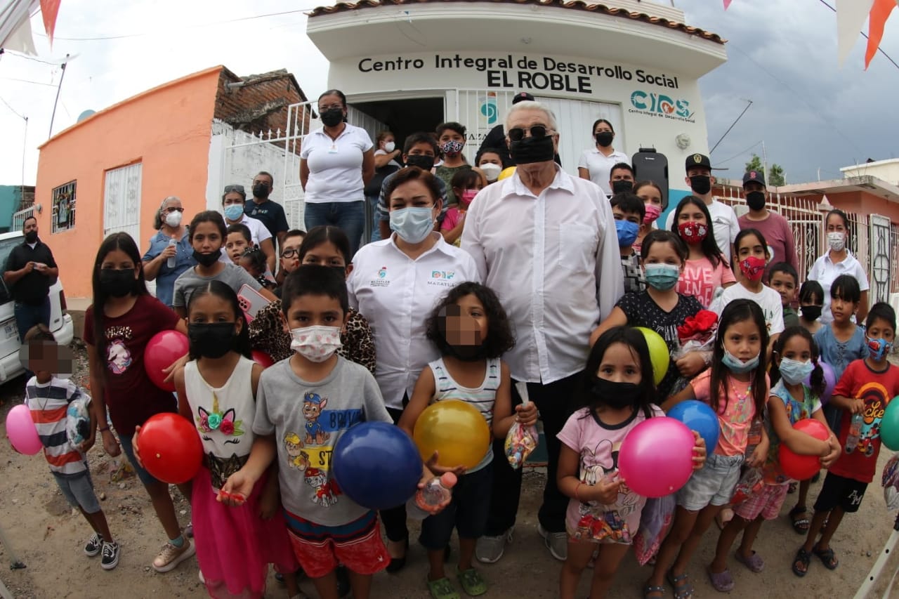 Gobierno de Mazatlán y Sistema DIF ofrecen jornada de Servicios a familias vulnerables de El Roble